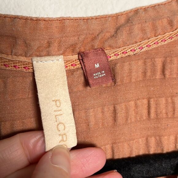 Anthropologie Pilcro Seersucker Button Down Top - Picture 4 of 7